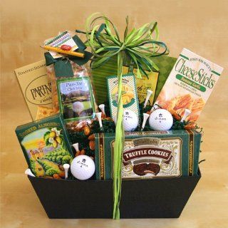 Golf Lovers Gourmet Golf and Snacks Gift Basket  Golf Gift Set  Golf Gift Ideas  Sports & Outdoors