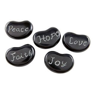 word stones set of five by created gifts