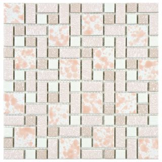 Somertile Academy Pink Floor and Wall Tile (Case of 10) Somertile Wall Tiles