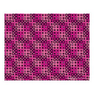 Barbie Psychedelic Pattern Poster