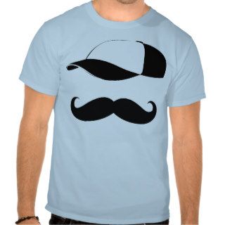Baseball Cap and Mustache Tshirts