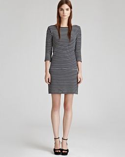 REISS Dress   Gems Stripe Shift Ponte's