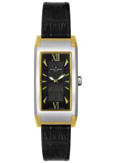 JACQUES LEMANS GU183C  Watches,Womens Geneva Black Leather, Casual JACQUES LEMANS Quartz Watches