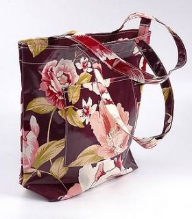 tilly plum oilcloth limited edition tote by love lammie