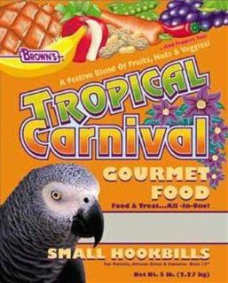 Small Tropical Carnival Hookbill Food   5 lbs  Edible Pet Treats 