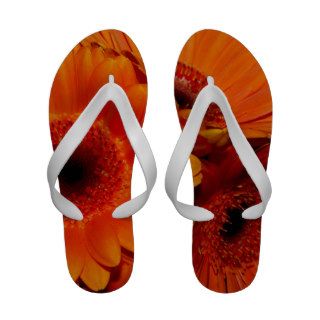 Flowers on Fire Sandals