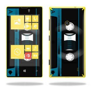 MightySkins Protective Vinyl Skin Decal Cover for Nokia Lumia 520 Cell Phone T Mobile Sticker Skins Cassette Tape Computers & Accessories