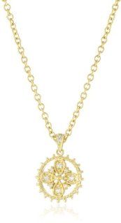 Freida Rothman "GRAMERCY" Small Medallion Pendant Necklace Jewelry