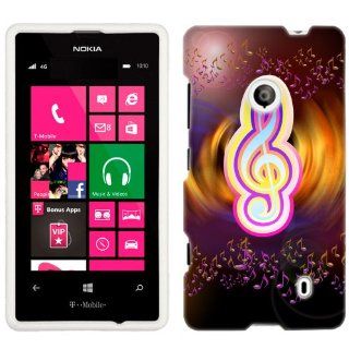 Nokia Lumia 521 Digital Music Sign Phone Case Cover Cell Phones & Accessories