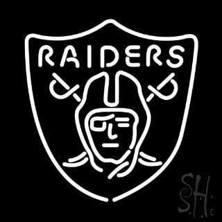 Oakland Raiders NFL Neon Sign 24" Tall x 24" Wide x 3" Deep  Business And Store Signs 