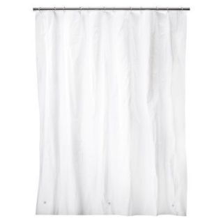 Super Soft Vinyl Shower Curtain Liner   White