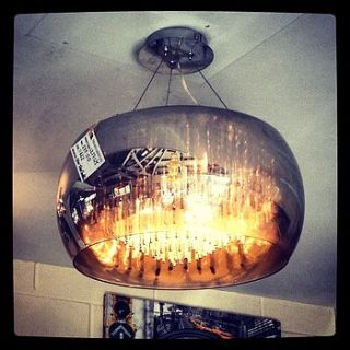 smoked glass shimmering chandelier by made with love designs ltd