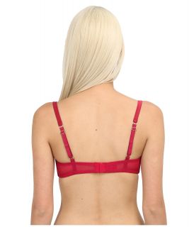 Emporio Armani Tempting Gift Mesh Lace And Satin Underwire Ruby