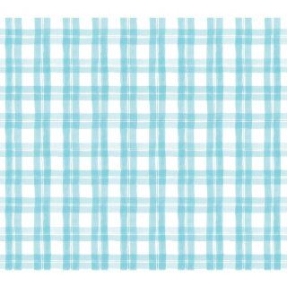 Imperial Disney Home DF059722 Watercolor Plaid Wallpaper, Blue, 20.5 Inch Wide    