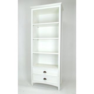Wayborn Traditional 82 Bookcase 9123W Finish Distressed White