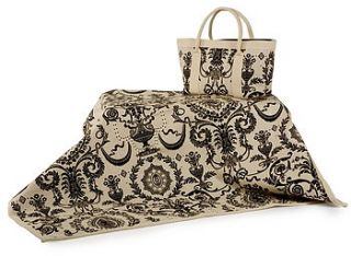 picnic rug and bag set   versailles by the garden house