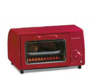 Farberware FSTO400R Special Select 4 Slice Toaster Oven   Red —