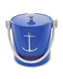Mr. Ice Bucket 35 1 Blue Anchor Ice Bucket, 3 Quart Kitchen & Dining
