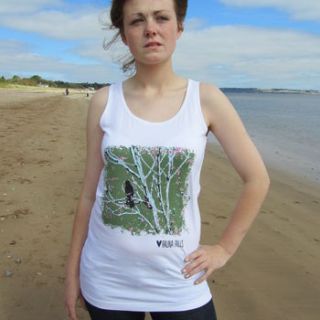 little birdy fitted vest top by fauna falls