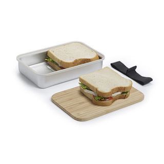 'sandwich on board' sandwich box by black+blum