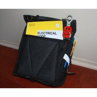 Custom LeatherCraft 1509 21 Pocket Zippered Professional Electricians Tool Pouch   Electrician Tool Pouch  