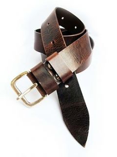 belt handmade from leather by cutme