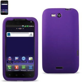 Reiko SLC10 LGMS840PP Slim and Soft Protective Cover for LG Connect 4G MS840   1 Pack   Retail Packaging   Purple Cell Phones & Accessories