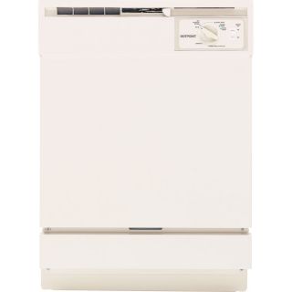 Hotpoint 64 Decibel Built in Dishwasher with Hard Food Disposer (Bisque) (Common 24 Inch; Actual 24 in)