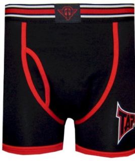 Tapout Logo Black Boxer Briefs for men (Large) Clothing