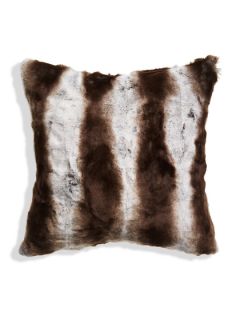 Chinchilla Faux Fur Pillow by Montague & Capulet
