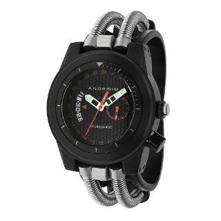 Android Men's AD530BKK Hydraumatic GMT IP Black Dial Cuff Watch at  Men's Watch store.