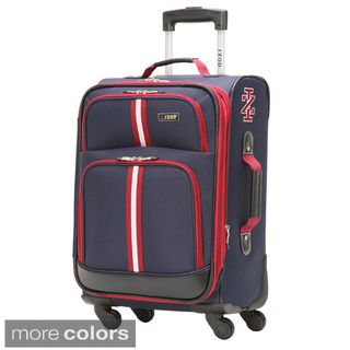 IZod Collegiate 20 inch 4 wheel Expandable Spinner Carry On Suitcase