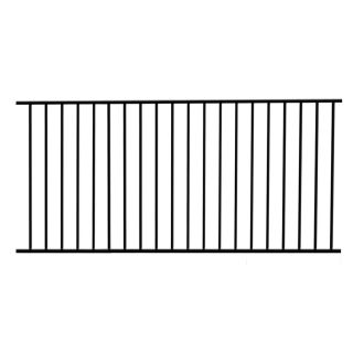 Garden Zone Powder Coated Steel Fence Panel (Common 48 in x 96 in; Actual 48 in x 96 in)