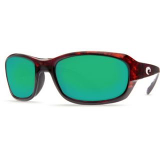 Costa Del Mar Tag Sunglasses   Black Frame with Blue Mirror 400G Lens 729769