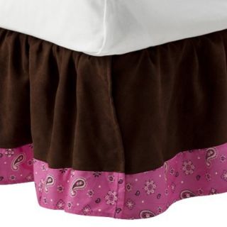 Sweet Jojo Designs Cowgirl Toddler Bed Skirt