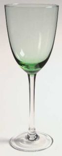 Lenox Gems Green Wine Glass   Emerald Green Bowl, Clear Smooth Stem