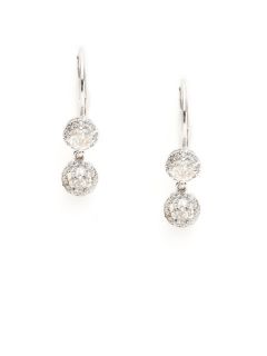 1.10 Total Ct. Diamond Double Drop Earrings by Piranesi