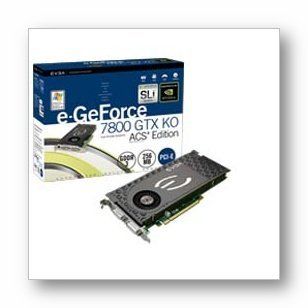 eVGA e GeForce 7800GTX KO 256MB PCIE 256P2N529AX Electronics