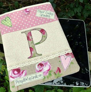 personalised vintage inspired tablet cover by sew very english