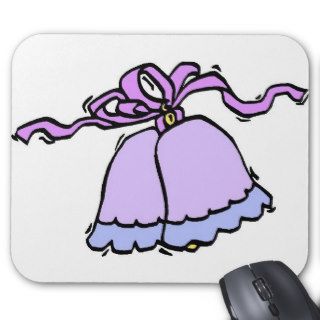 Purple Wedding Bells Mouse Mat