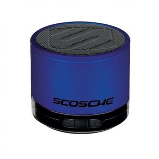 Scosche boomSTREAM Bluetooth Wireless Mini Media Speaker   Blue