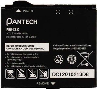 Pantech 5HTB0045B0A Battery Slate Reveal Link for Pantech PBR C530   Original OEM   Non Retail Packaging   Black Cell Phones & Accessories