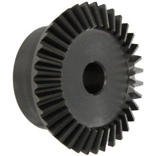 Martin BS1236 2A Bevel Gear, 20� Pressure Angle, High Carbon Steel, Inch, 0.530" Face, 5/8" Bore Diameter, 3" Pitch Diameter, 3.05" Outer Diameter, 36 Teeth