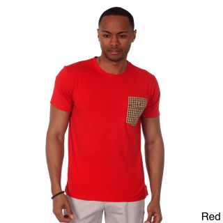 Something Strong Copy Of Justified Lies Mens Raglan Cut Baseball Henley Tee Red Size S