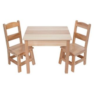 Melissa & Doug® Wooden Table & Chairs Set