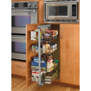 Rev A Shelf 20.38 in W x 1 ft 8 in D x 5 ft 5.75 in H 5 Tier Metal Pull Out Cabinet Basket