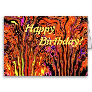 Happy Birthday Fireworks Greeting Cards