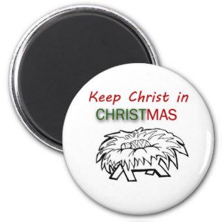 Keep Christ in Christmas Refrigerator Magnets