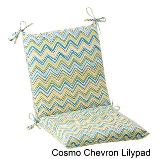 Pillow Perfect Outdoor Cosmo Chevron Squared Chair Cushion