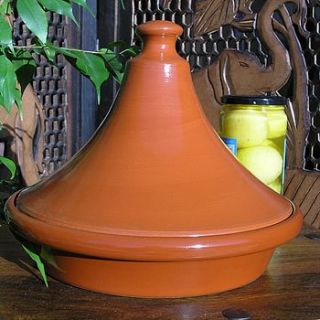 medium terracotta cooking tagine by maroque